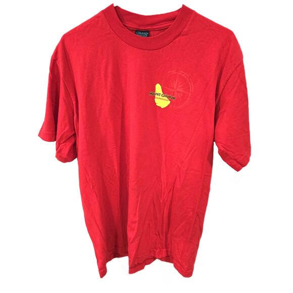 Champ Sz Large Red Mount Gay Rum Barbados T-Shirt - Picture 1 of 8